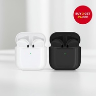 HQAi Pro 4 TWS   HQAi Pro 4 TWS Earbuds Tanpa Wayar Bunyi Stereo Fon Kepala Bluetooth dengan Mikrofo