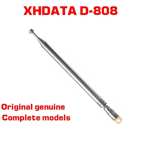 XHDATA D808 R108 D109 universal stainless steel replacement telescopic original radio antenna