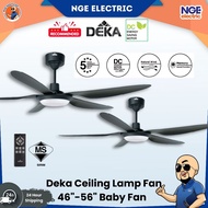 FAN | DEKA F5 DCL PRO Ceiling Fan 46” / 56” – Kipas Siling 5 Bilah Dengan Lampu LED | Electric Baby 