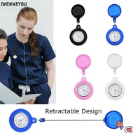 IWENNEYBU Retractable Nurse Watch Doctor/Nurse Silicone Gift Fob Watch