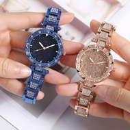 PJ733 COD Strip Baja Peledak Trend Fashion Wanita Starry Inlayed Watch