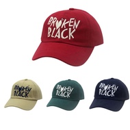 MORA- Fast Delivery 1-2 Days To Arrive. Embroidered Broken black Cap (4 Colors)-Baseball