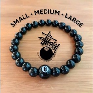 8-Ball Inspired Bracelet by Stussy with sticker