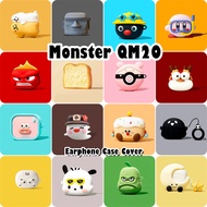 【imamura】For Monster QM20 Case Casing Soft Silicone Cool Cartoon Earphone Case Cover NO.2