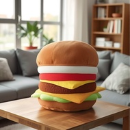 2024 Burger Storage Cartoon Cute Storage Storage Box with Lid Burger Bag Snacks Sundries Storage Bas