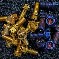 skru brek hose master pump caliper tatinium gold