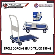 FOLDABLE GOODS TROLLEY HAND TRUCK IRON CART 150 KG TROLLEY 150KG ORIGINAL AND TRUSTED