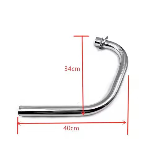CG125 / WY125 Motorcycle Exhaust Pipe Before Retro Retrofit Exhaust Pipe with Accessories