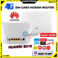 100% NEW HUAWEI B310 B315 MOD 4G LTE Modem Router Unlimited Data Hotspot