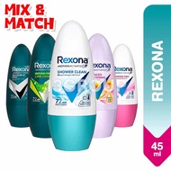 Rexona Deodorant Roll-On Anti-Perspirant Men / Women, 45ml