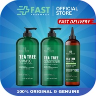 Botanic Hearth Tea Tree Shampoo 473ml / Conditioner 473ml / Hair Oil 198ml
