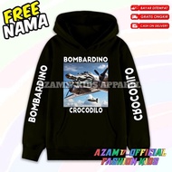 🍪2026   Anomali Bombardino Crocodilo Kids Hoodie Jacket Free Name Anomali Bombardilo Crocodilo Kids 