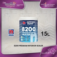 15L Nippon Paint 8200 Premium Interior Sealer (Wall Sealer | Undercoat)