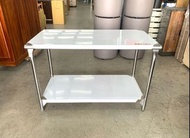 全新2*4尺白鐵工作台/白鐵工作桌/不銹鋼工作台/兩層工作台/調理台/白鐵桌/料理桌