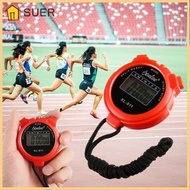 SUER Sports Stopwatch Timer Shockproof Waterproof Lap Split Memory Stopwatch
