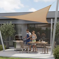 Oxford Cloth Waterproof Shade Sail Water Resistant Sun Shade Sail Easy Installation for Patio