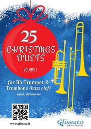 Trumpet and Trombone (b.c.): 25 Christmas Duets volume 1 Christmas Carols
