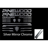 ♞Pinewood Bike Frame Decals