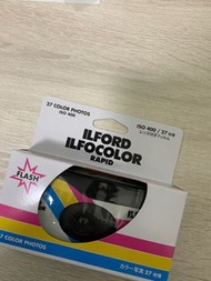 （傻瓜相機）現貨 ILFORD ILFOCOLOR 彩色即可拍底片相機，內建閃燈 ISO 400 /27張  交換禮物