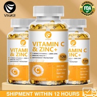 Vitamin C 1000mg, Vitamin C Zinc, Vitamin C 1000mg 120 capsules, Zinc 20mg