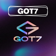 kraftitaph GOT7 Logo 2025 Vinyl Stickers | Kpop iGOT7 Ahgase | Waterproof Holographic Stickers