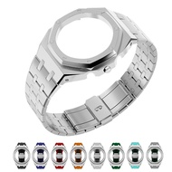 316 Stainless Steel Band & Stainless Steel Case Set Compatible with Casio GA-2100/GA-B2100/GM-2100 S