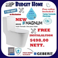 Turbo tornado Magnum M935 Toilet bowl with installation / rimless Anti Bacteria coating wc