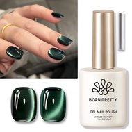 BORN PRETTY 15ml Turquoise Green Cat Eyes Magnetic Nail Gel Polish Christmas With Magnet Varnish Sal