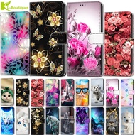 Huawei P40 Lite Case Leather Flip Case For Funda Huawei P40 Lite E Phone Cover Huawei P 30 P20 Pro P