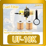 UF-10K Water Separator Assembly With Transparent  Bowl And Elements UF10K   For Yamaha Suzuki Tohats