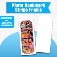 100pcs - 2x6inches Photo Strip Photo Bookmark C1S White Board Paper 250gsm/300gsm
