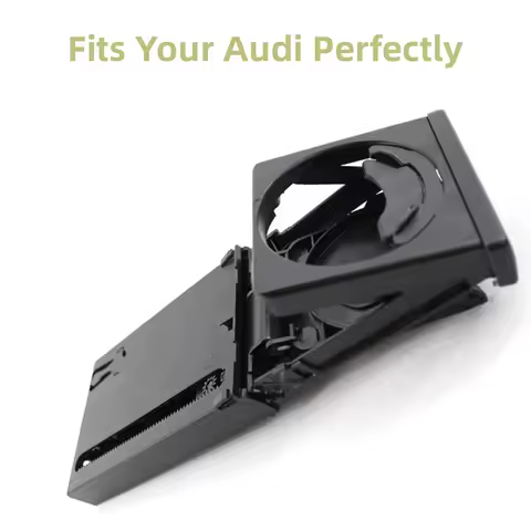 1pc Front Car Cup Holder 8E1862534J 8E1862534H New For 2002-2005 Audi A4 B6 B7 02-05 Balck 4-Door Ca