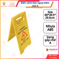 Warning sign letter A – size 60*20.5*29.5cm.