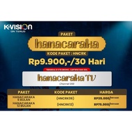 PARABOLA PAKET HANACARAKA KVISION 30/180 HARI BROMO CARTENZ OPTUS LGSAT GARDINER K-VISION
