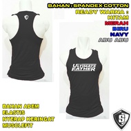 The Ultimate Father's Best Dad Fitness gym Singlet Musclefit Clothing