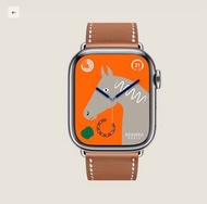 全新代購⚠️抵玩⚠️ Hermes x Apple Series 9 case &amp; Band Apple Watch Hermès Single Tour 41 mm