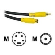 C2G Value Series 12ft Value Series Bi-Directional S-Video to Composite Video Cable |