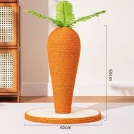 Petcho เสานั่งข่วนแมว รูปแครอท ของเล่นแมว เสาลับเล็บแมว น่ารัก ไม่ล้มง่าย ทนทานต่อการข่วน