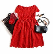 MERAH 5-year-old Red Dress