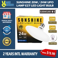 SUNSHINE UFO E27 Lamp 20W / 24W LED Light Bulb Holder