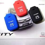 New honda silicone key cover for honda city crv accord 2015-2019/ key holder key remote key chain key ring