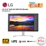 LG UHD 32UN650K 31.5'' UHD 4K HDR IPS Monitor (Brought to you by Global Cybermind)
