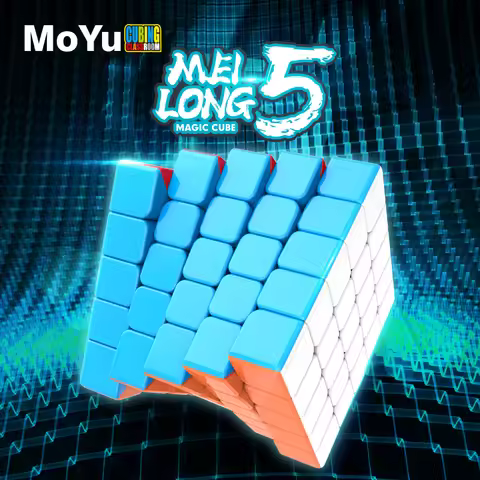 MoYu Meilong Professional Magic Cube 5x5x5 classroom Stickerless 5 Layers Speed Cube Puzzle Cube Fid