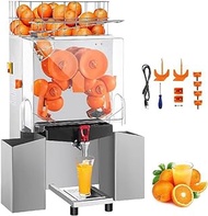 Commercial Fresh Orange Juice Making Machine Electric Citrus Juice Squeezer Fresh Orange Juicer Blender Auto Orange Juicer Juice Beverage Making Machine, 20 Oranges Per Minute