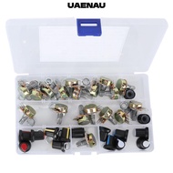 UAENAU 80Pcs Potentiometer Kit, B5K B10K B20K B50K B100K with Knob Adjustable Potentiometer, Set Kit