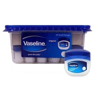 ยกกล่อง 48กระปุก วาสลีน กระปุกเล็ก 7g. Mini Vaseline Original Pure Jelly Made in India ของแท้