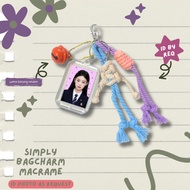 [CAN REQUEST ID PHOTO] SIMPLY BAGCHARM MACRAME ID PHOTO KPOP IDOL