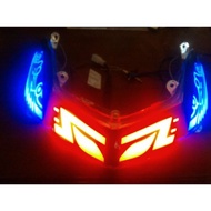 lampu sein sen depan Yamaha Mio smile karbu model custom alis lazy LED Audy mata elang