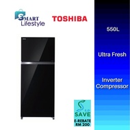 《Save 4.0》Toshiba 5 Star 2 Doors Refrigerator (550L) GR-HG55MDZ