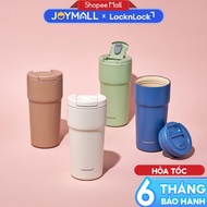LocknLock One-touch Ceramic Tumbler 550ml LHC4130 SUS304 Stainless Steel, Genuine - JoyMall